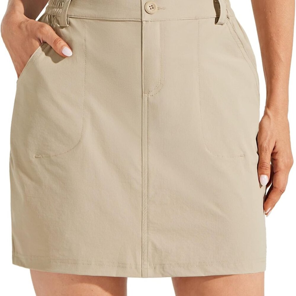 Women's Skorts Golf Casual Skort Skirts Upf 50+ Quick Dry Zip Pockets Outdoor Hi